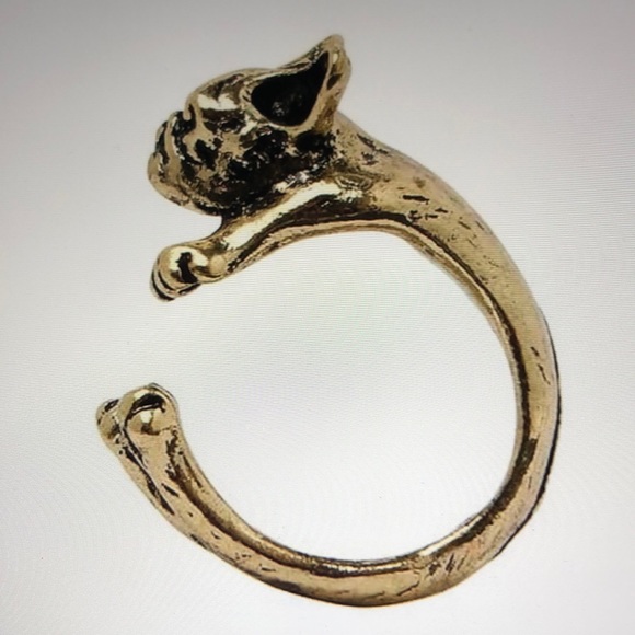 “Frenchies Forever “ Adorable Size 7 ring! LAST ONE! - Picture 6 of 7